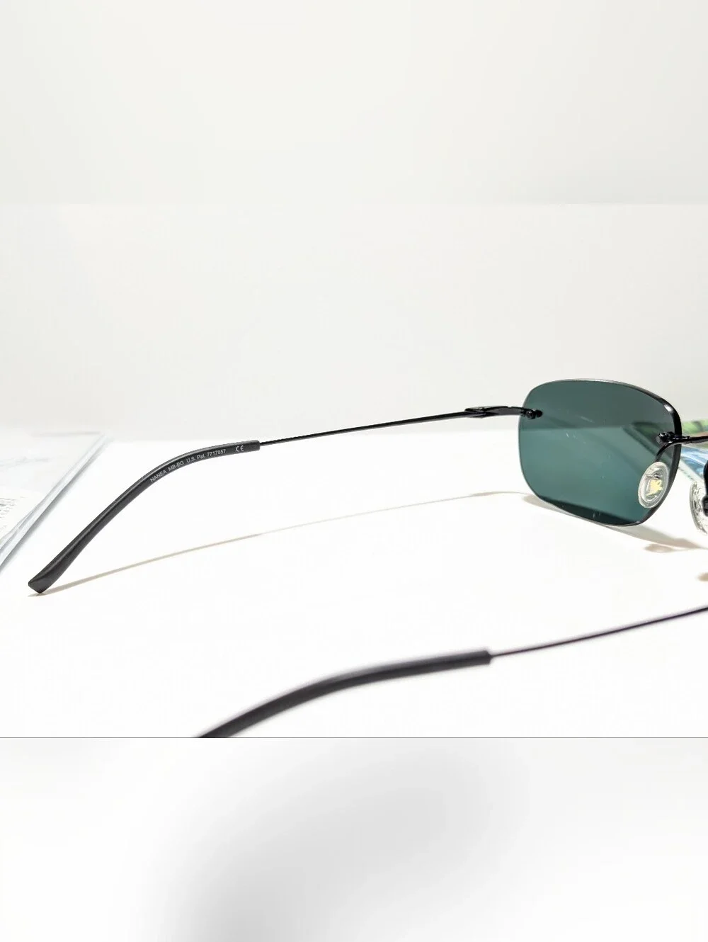 NEW Maui Jim Nanea Gloss Black Polarized Neutral Grey Lens Sunglasses 332-02